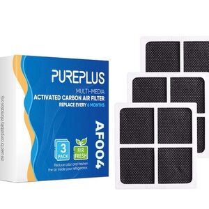 NEW PUREPLUS Activated Carbon Air Filter 3 Pack